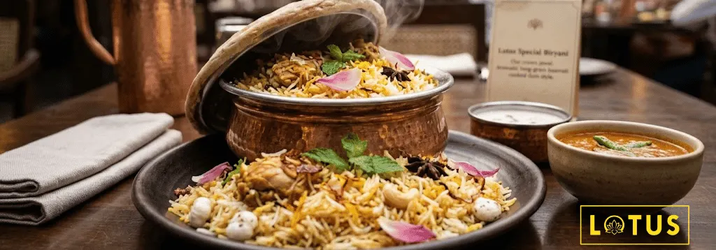 Lotus Special Biryani — Best Biryani Patna